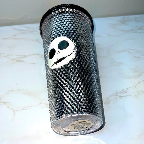 The Nightmare Before Christmas Jack Skellington 20 oz. Studded Tumbler - HTF! - Picture 6 of 7